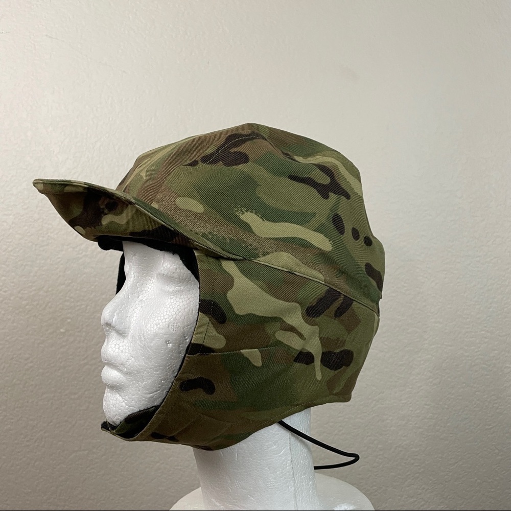 Vintage Camo Cap Hat Size Medium